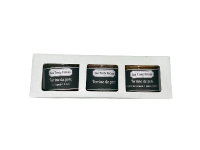 Trio de Terrines 3x100g - Les 3 frères